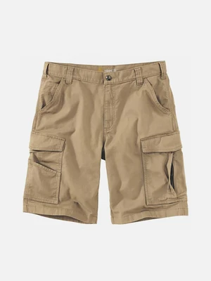 (103542) 릴렉스드핏 캔버스 카고 반바지 DARK KHAKI (253)